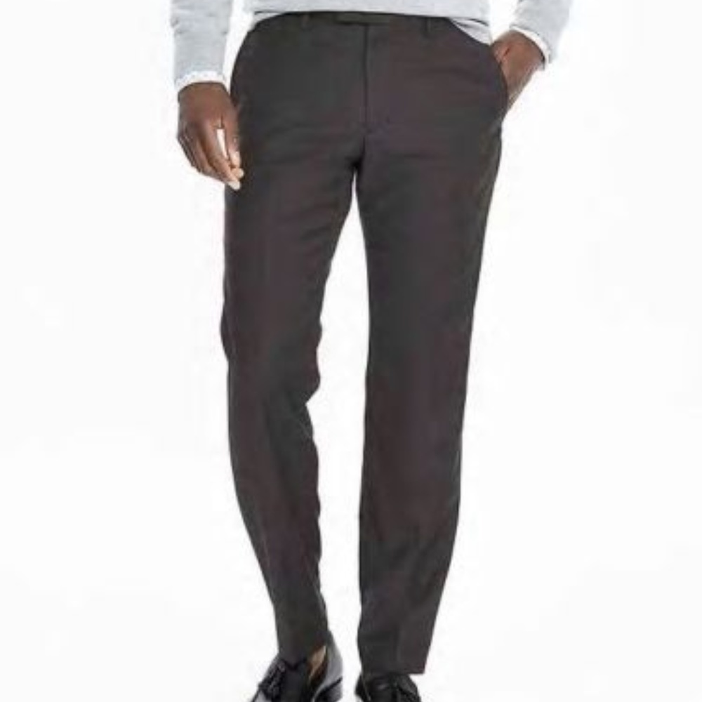 Banana Republic Slim Nanotex Wool Pants 36/32